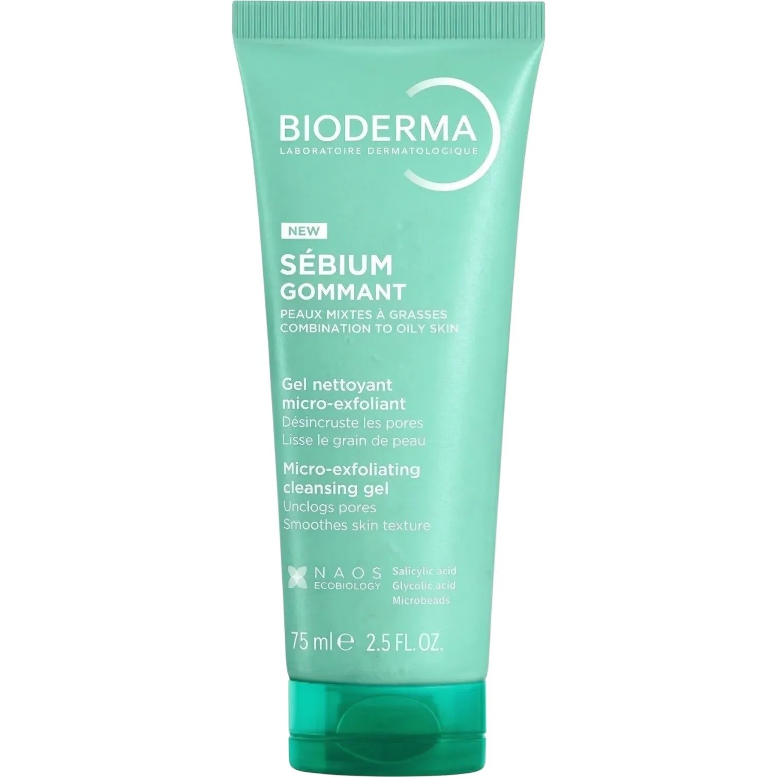 Bioderma Sebium Gommant Gel peeling de curățare delicată 75ml