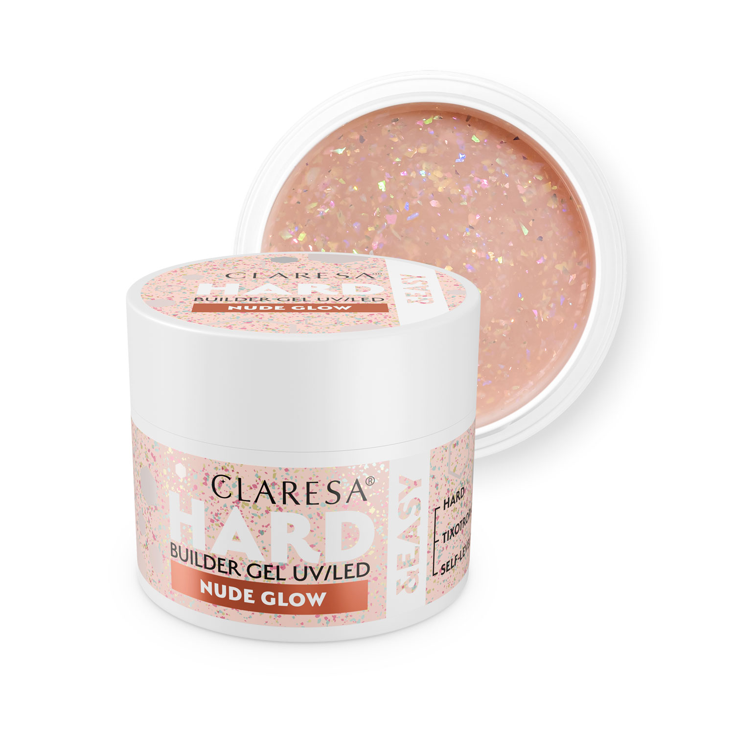Claresa Builder Gel Hard & Easy Nude Glow 45g