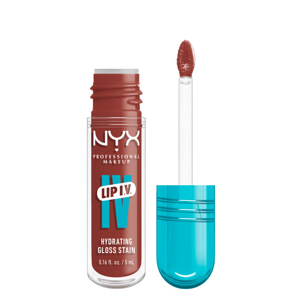 NYX Professional Makeup Lip IV Hydrating Gloss Serum Lip Gloss 18 Drippin Nude