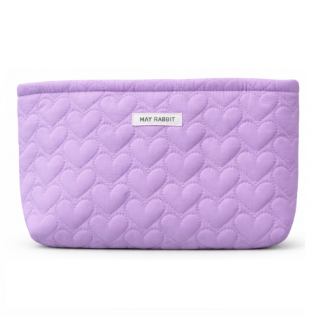 eCarla Geantă cosmetică Single Chamber Quilted Heart KS120FIO