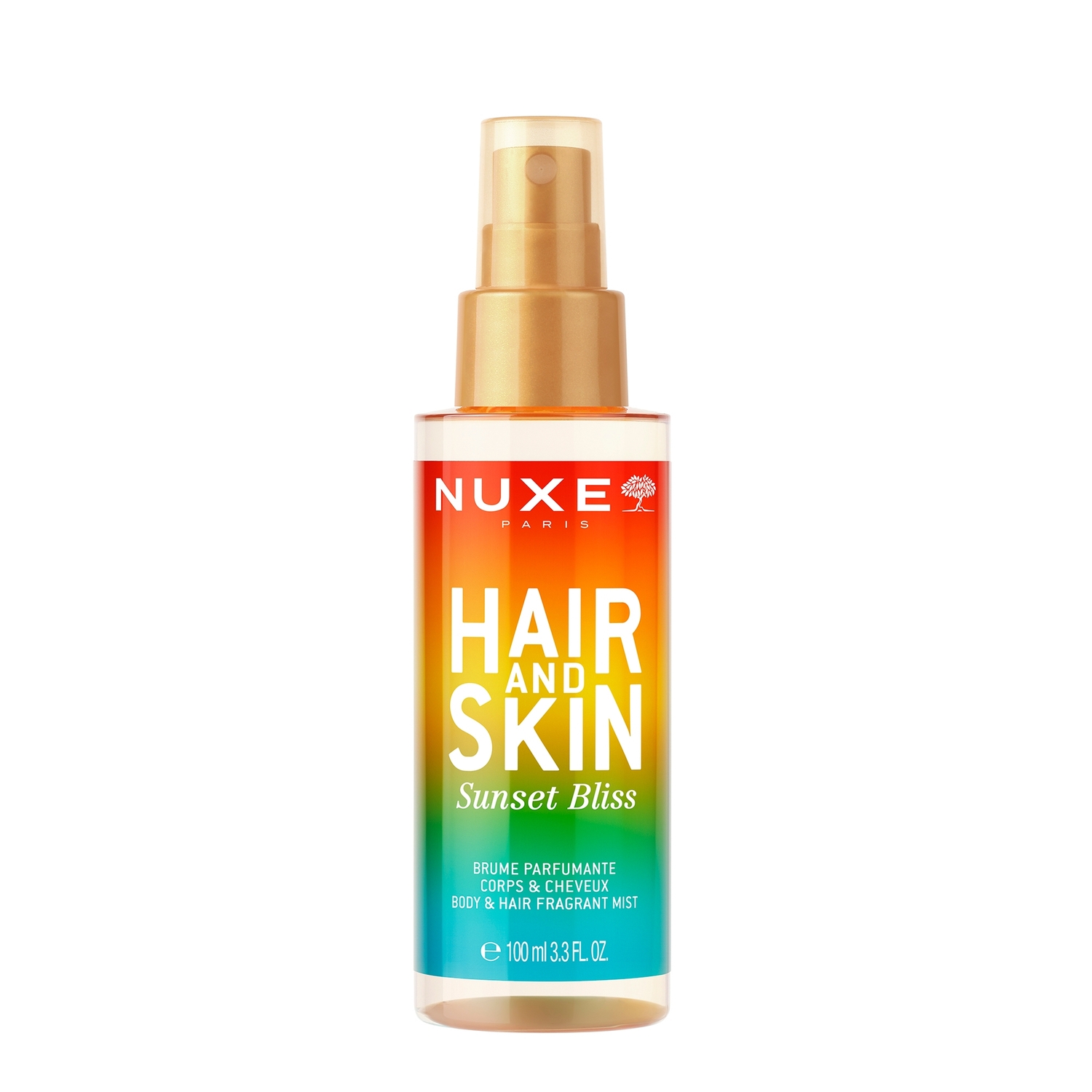 Brumă hidratantă pentru păr și corp NUXE Sunset Bliss 100ml