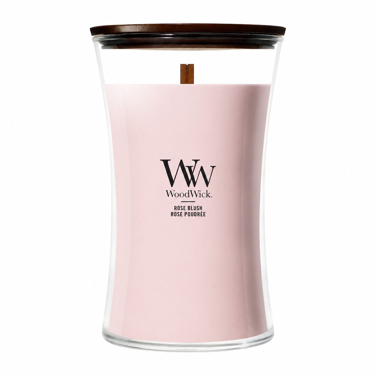 WoodWick Lumânare mare Rose Blush