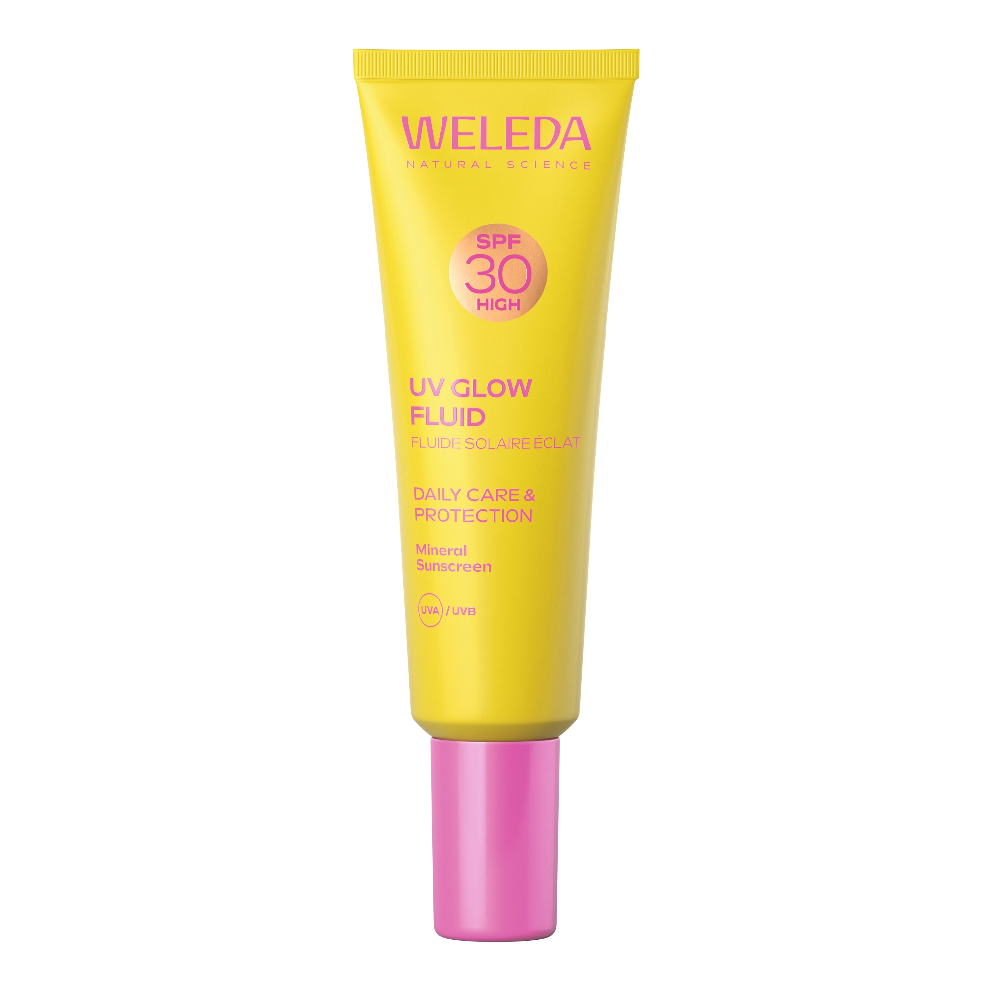 Weleda UV Glow Fluid Light Cremă de față cu protecție solară SPF30 30ml