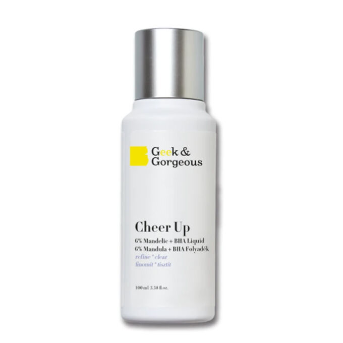 Geek & Gorgeous Cheer Up Facial Toner cu acid mandelic + BHA 100ml