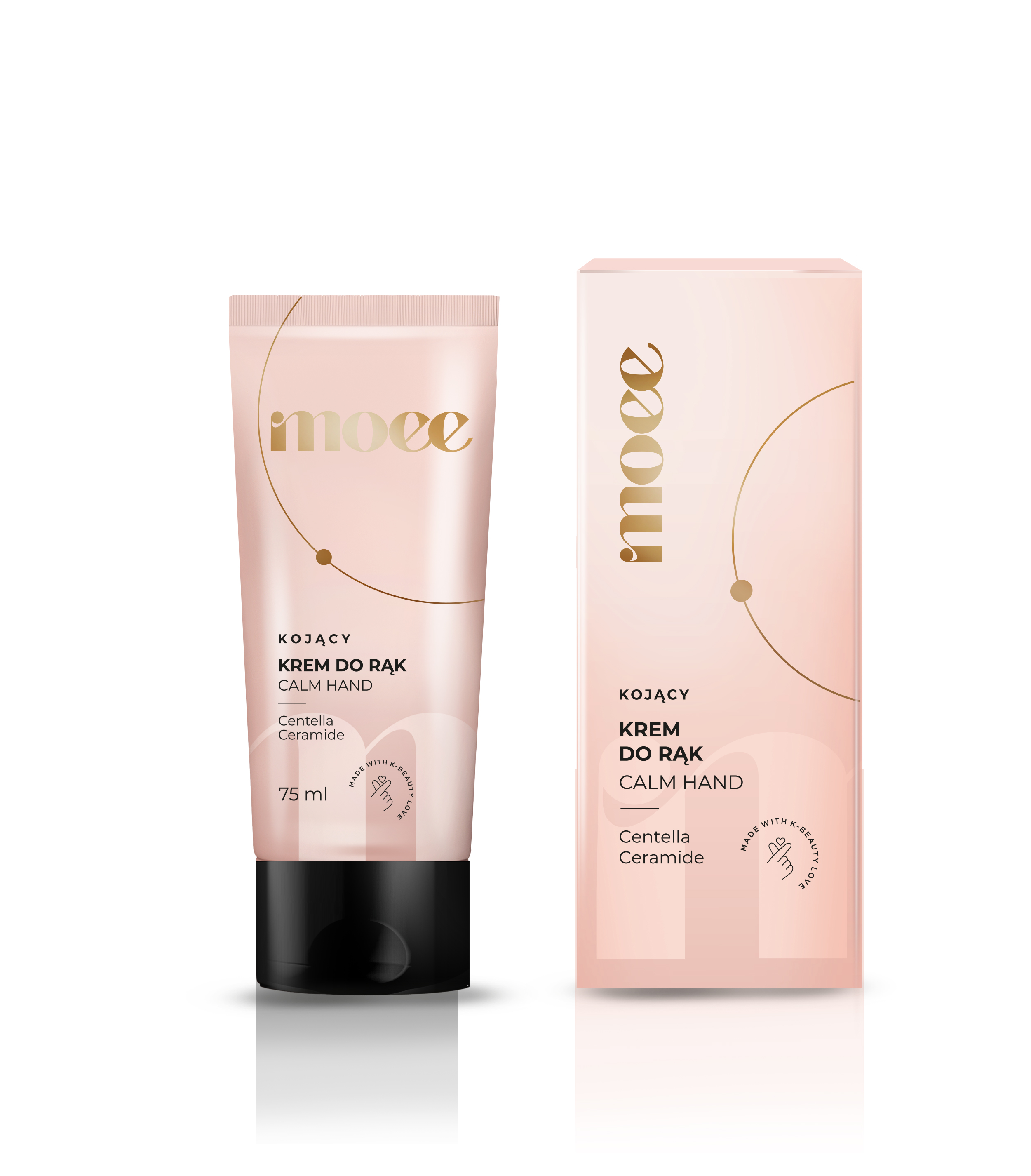 Cremă de mâini calmantă Moee cu extract de Centella Asiatica și ceramide 75ml