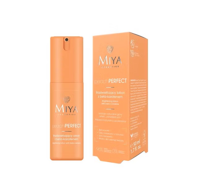 MIYA peachPERFECT Loțiune de față iluminatoare cu beta-caroten 50ml