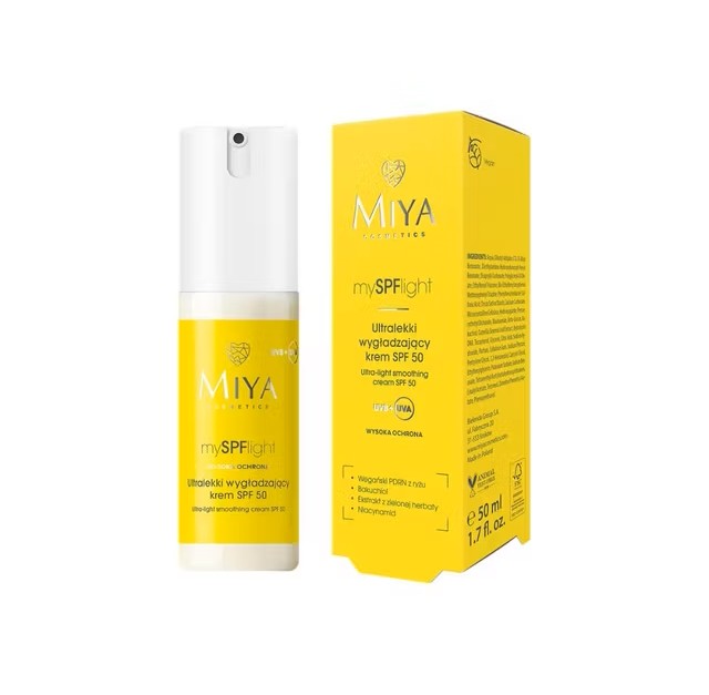 MIYA mySPFlight Protecție solară ultra-ușoară cu SPF50 50ml