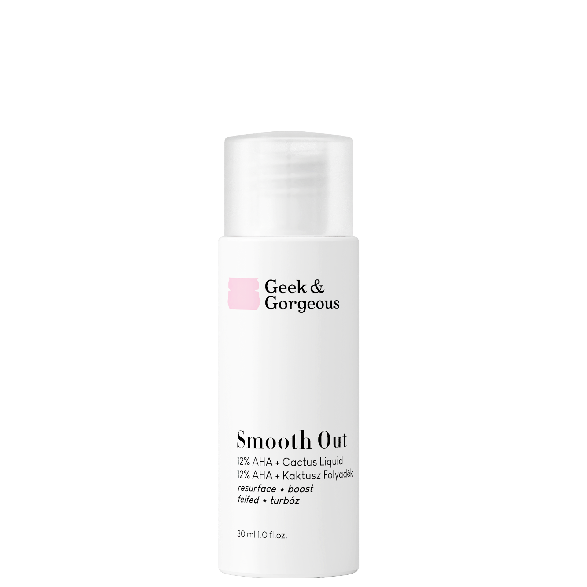 Geek & Gorgeous Smooth Out Facial Toner cu acizi AHA 30ml