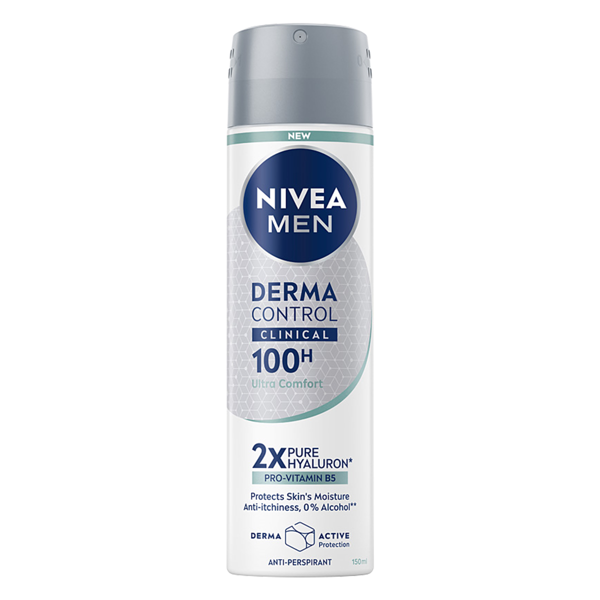 NIVEA Men Derma Control Clinical 100h Spray antiperspirant 150ml