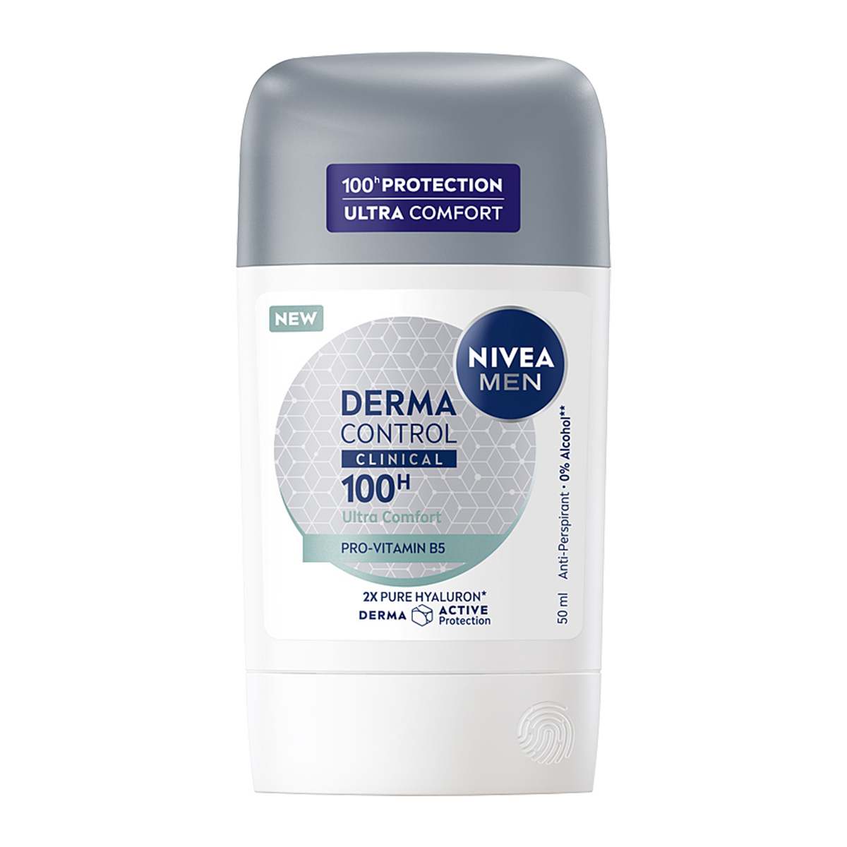 NIVEA Men Derma Control Clinical 100h Antiperspirant Stick 50ml