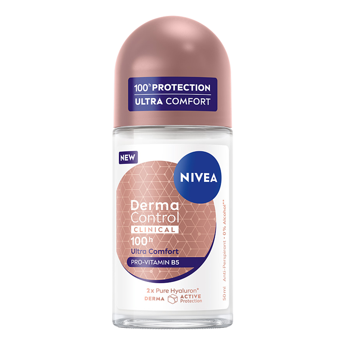 NIVEA Derma Control Clinical Ultra Comfort Antiperspirant Bullet 100h Protecție 50ml