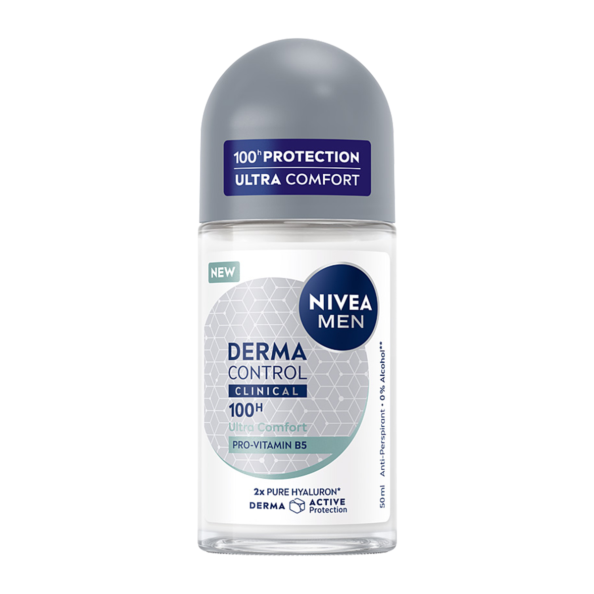 NIVEA Men Derma Control Clinical 100h Antiperspirant Roll-on 50ml