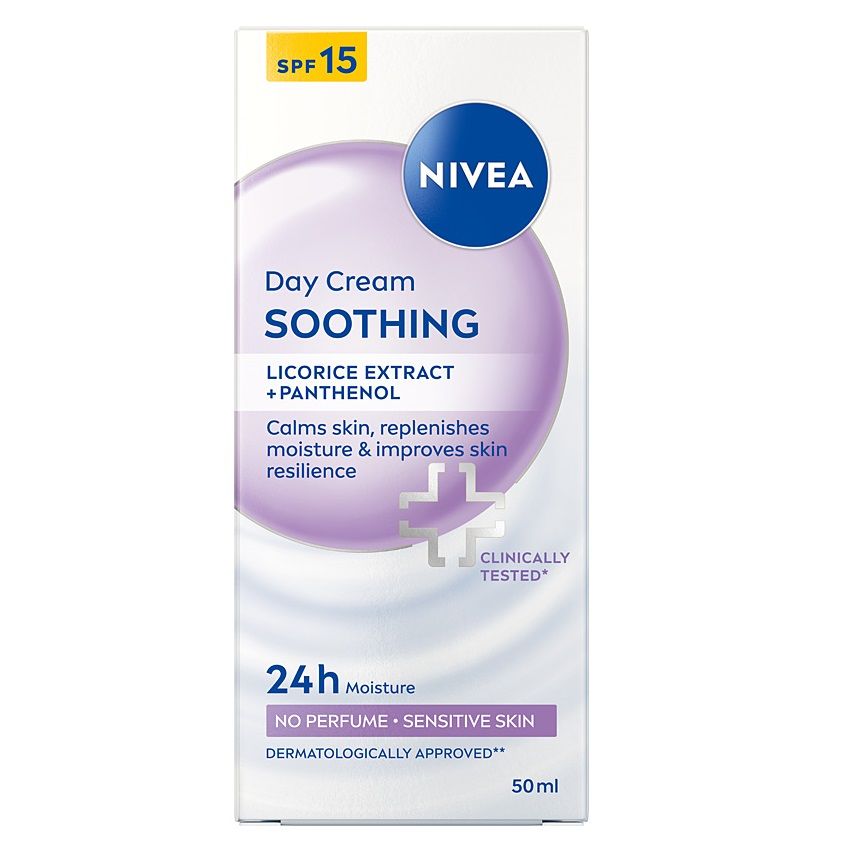 NIVEA Day Cream Cremă de zi calmantă cu SPF15 50ml