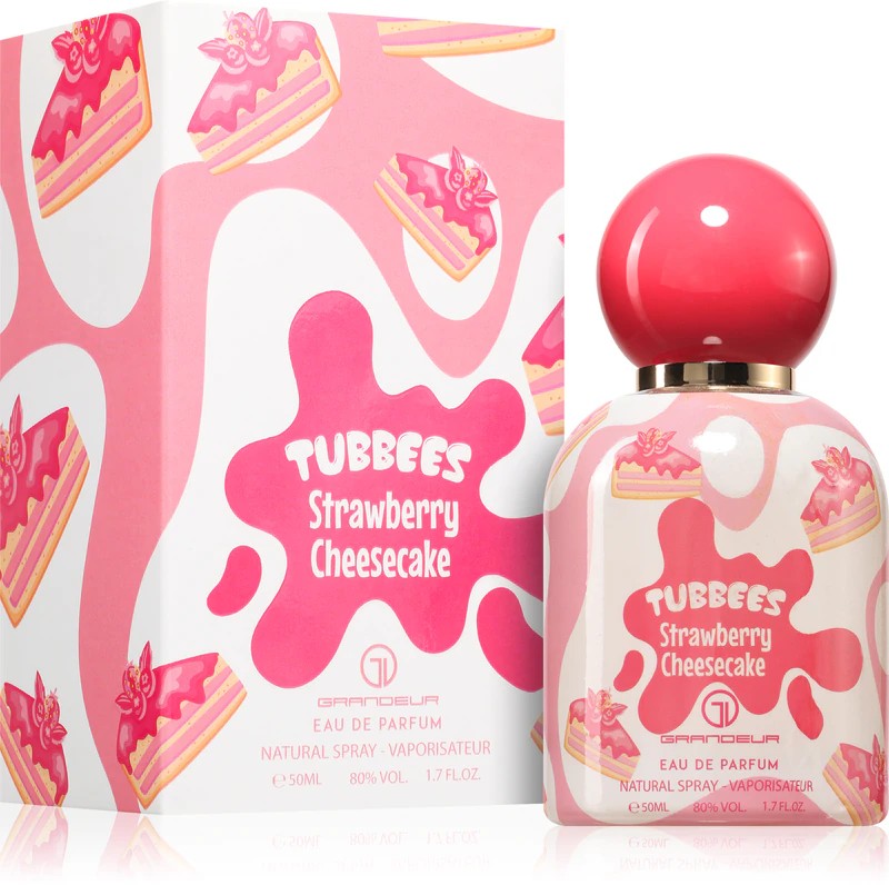 Grandeur Tubbees Strawberry Cheesecake Unisex Eau de Parfum 50ml