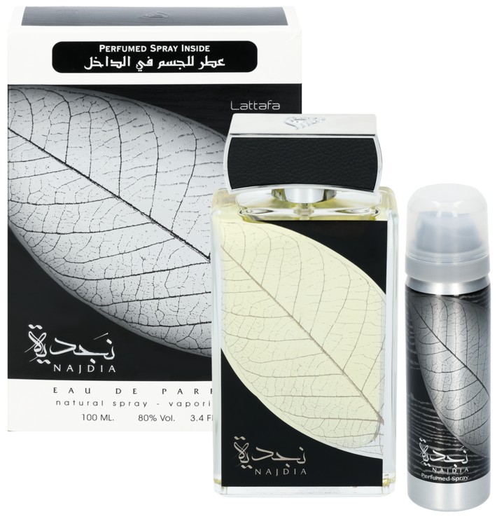 LATTAFA Najdia Unisex Set Apă de Parfum + Deodorant
