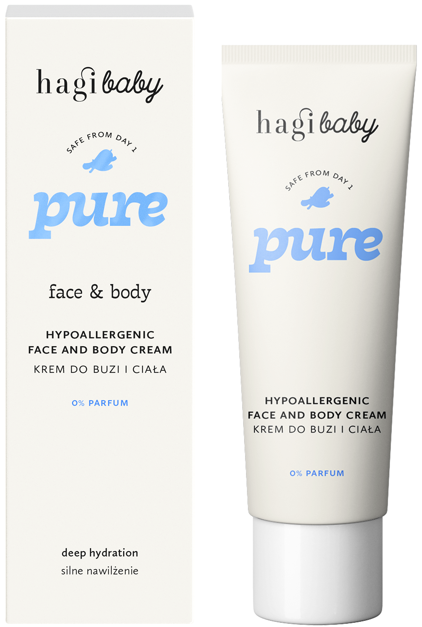 Hagi Baby Pure Hypoallergenic Face and Body Cream 75ml