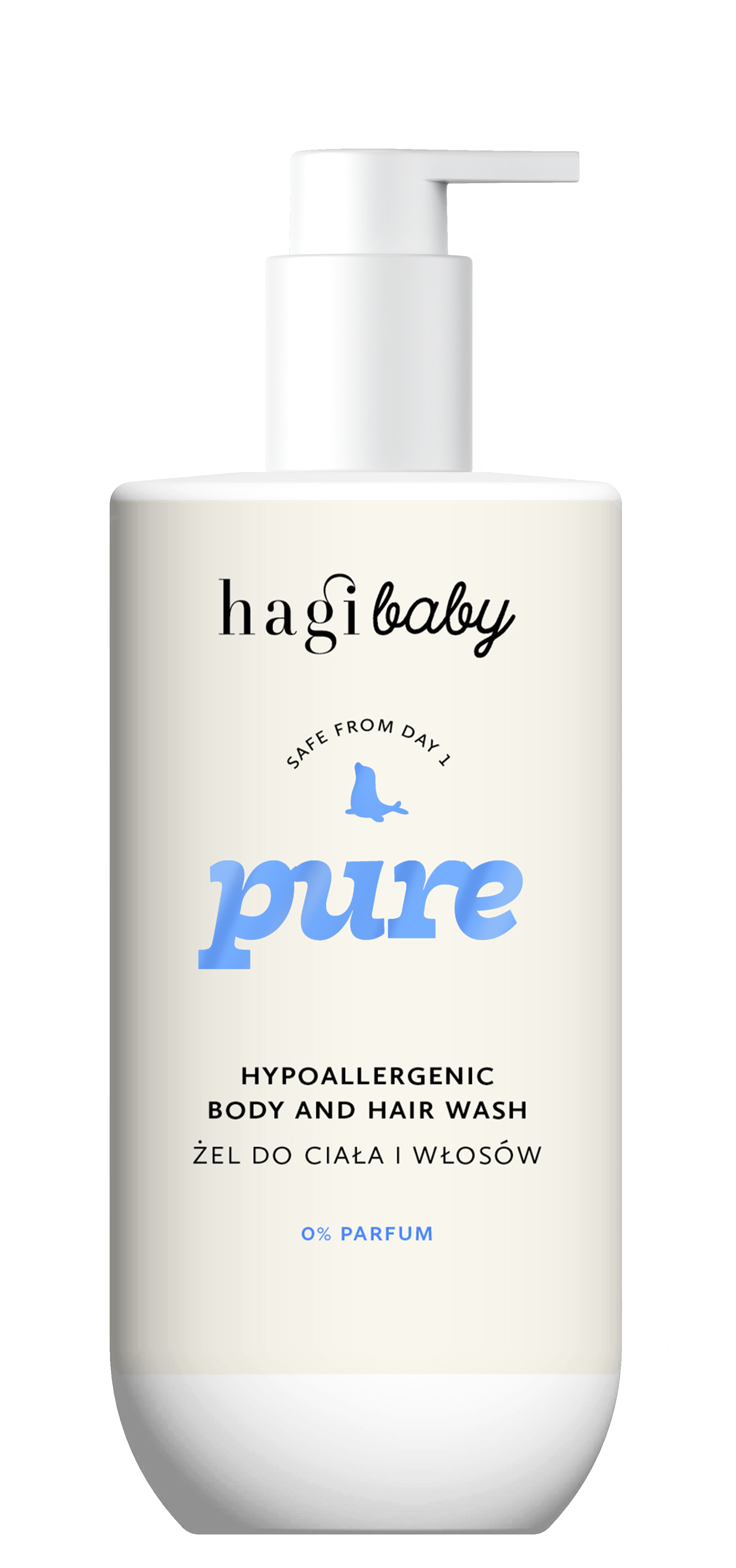 Hagi Baby Pure Hypoallergenic Gel de spălare pentru corp și păr 300ml