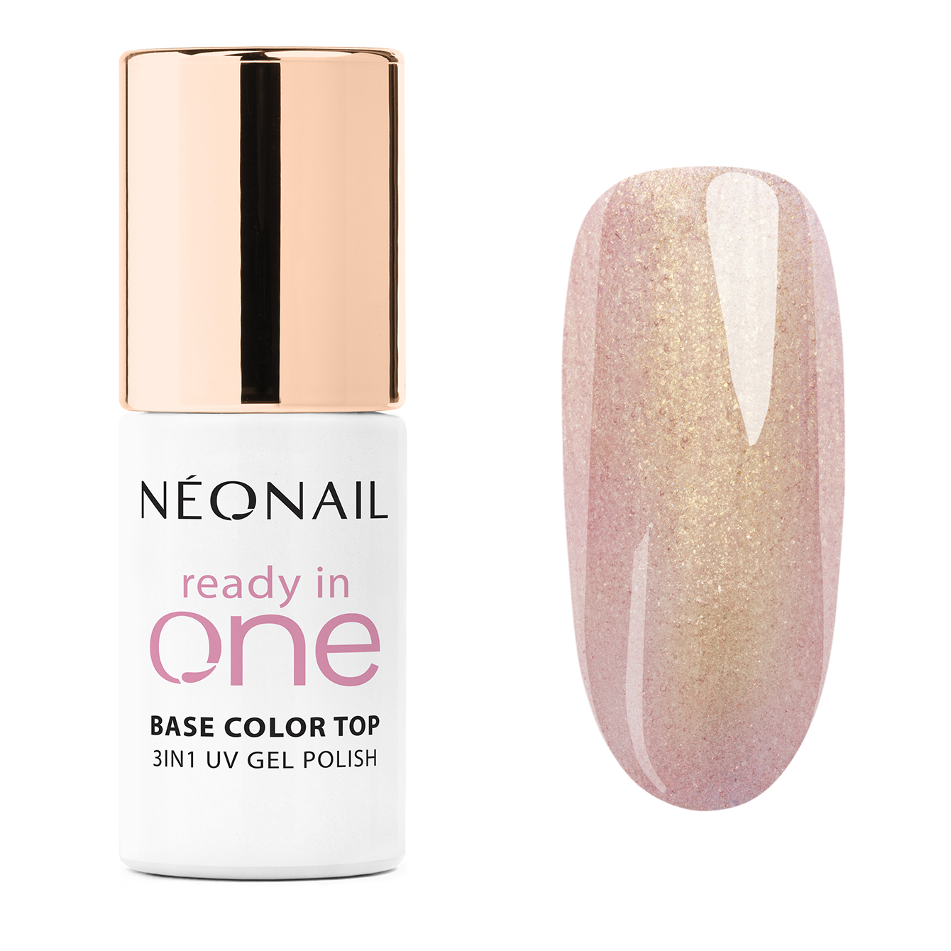 Neonail Ready In One Hybrid Varnish 3in1 01 One Rose Glow