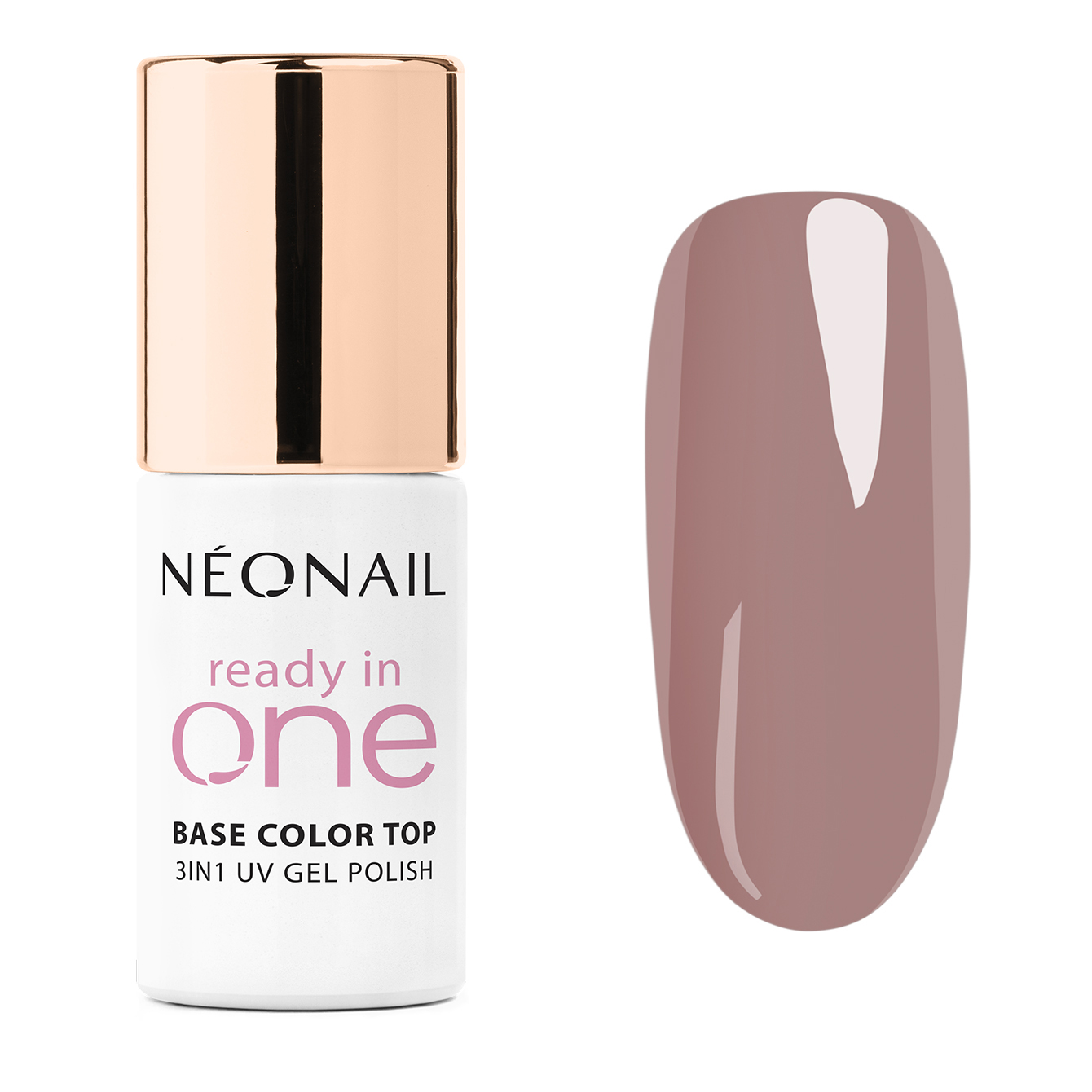 Lac hibrid Neonail Ready In One 3 în 1 06 One Dusty Rose