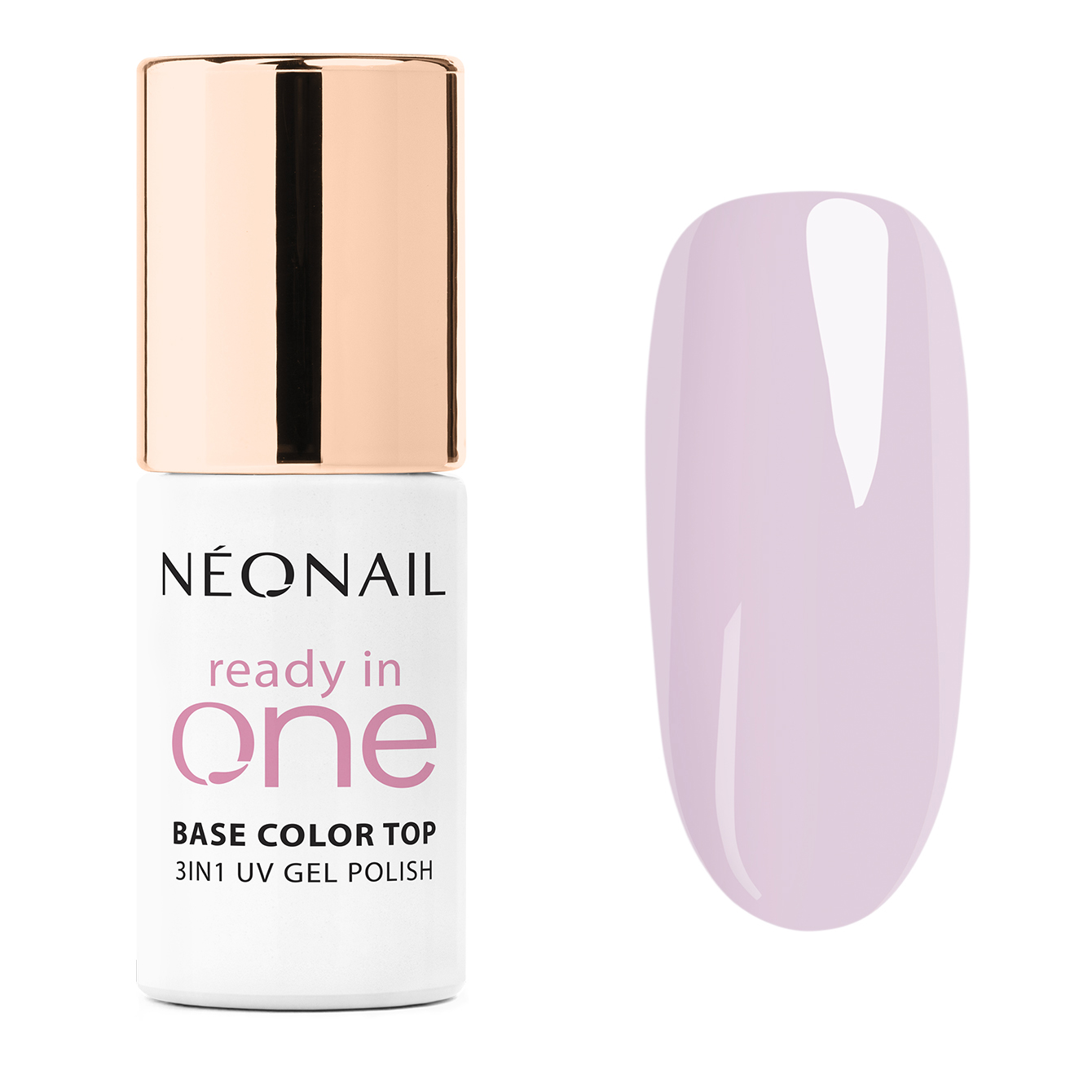 Lac hibrid Neonail Ready In One 3-in-1 09 One Lilac pastel