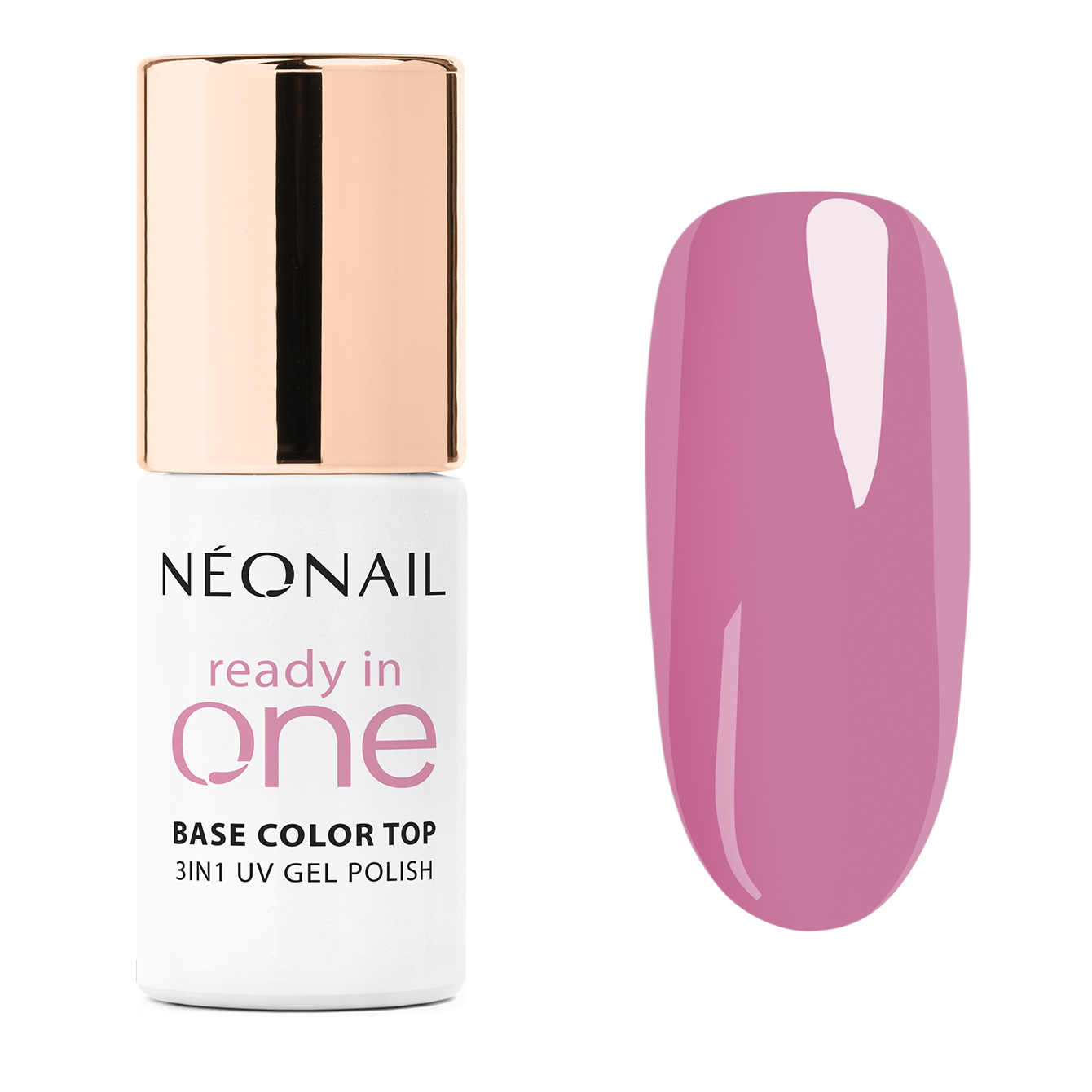 Neonail Ready In One Hybrid Varnish 3in1 10 One Pink Spark