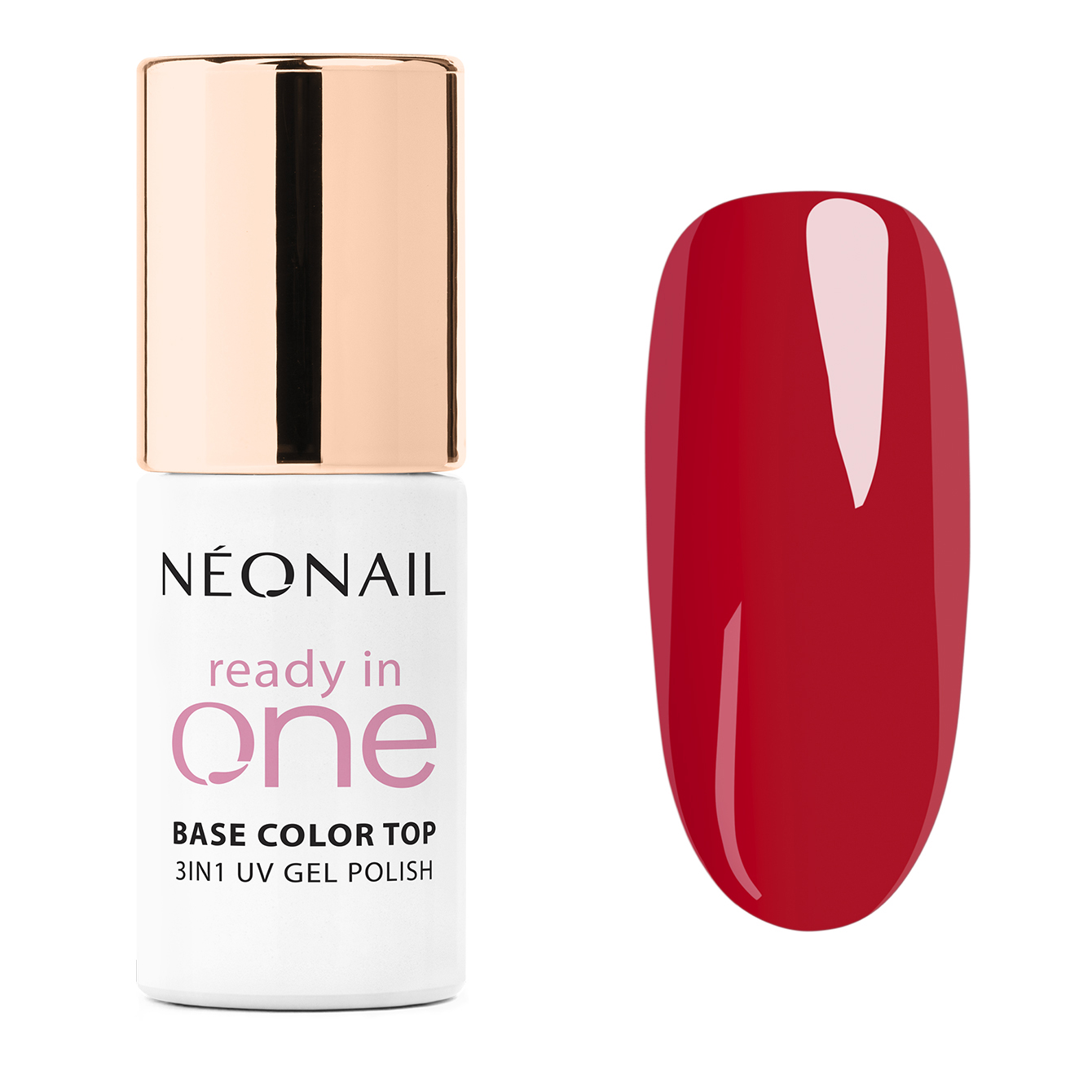 Neonail Ready In One Hybrid Varnish 3in1 11 One Classic Red