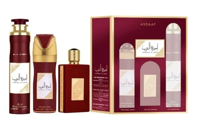 LATTAFA Asdaaf Ameerat Al Arab Women's Set Parfum Apă + Deodorant + Odorizant