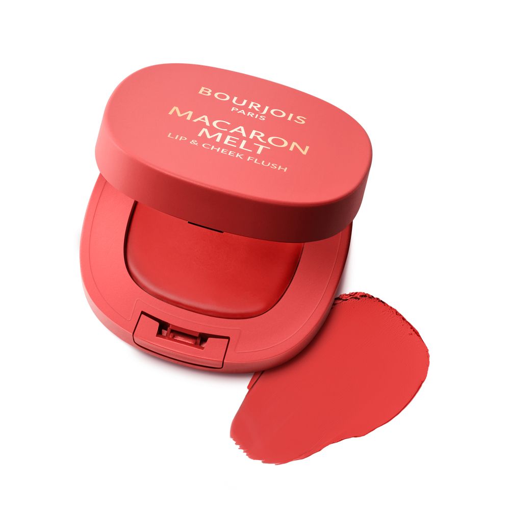 Bourjois Macaron Melt fard de obraz multifuncțional și ruj spumă 03 Peach Tatin