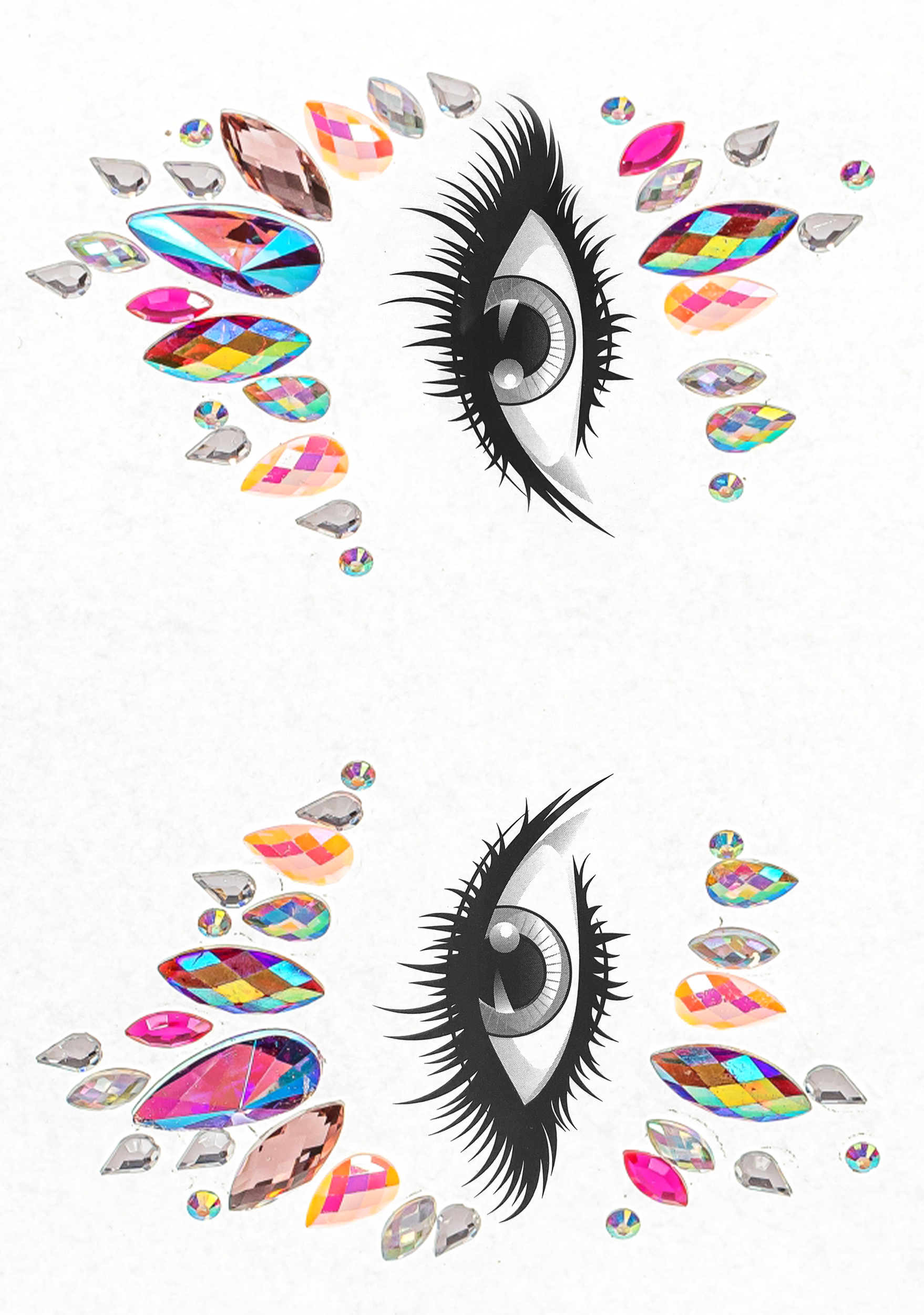 KillyS Jets Face Crystals colorate