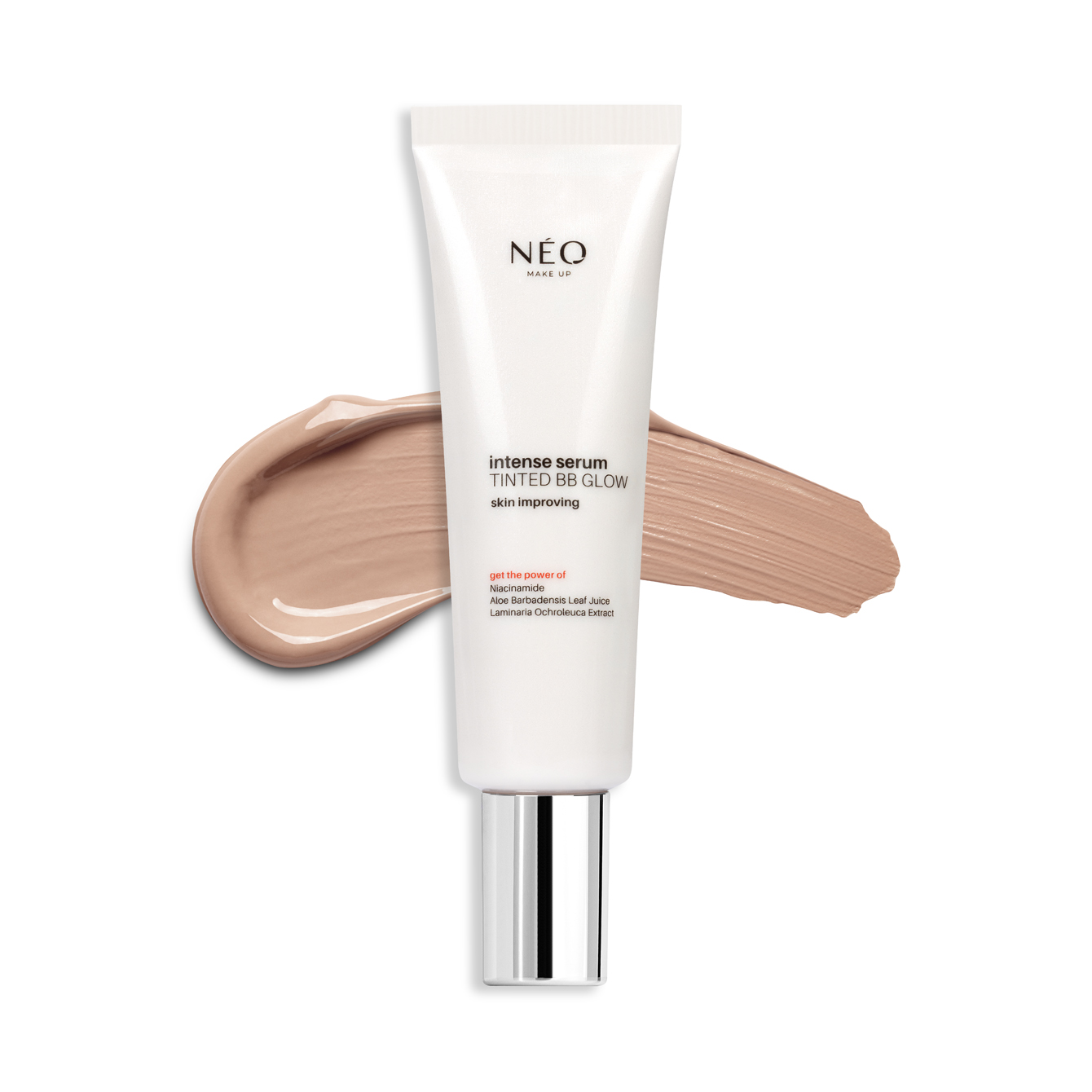 Neo Make Up Intense Serum Tinted BB Glow Cream cu filtru SPF50 04 Deep Glow