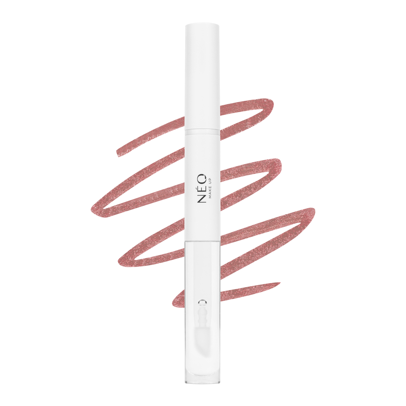 Neo Make Up 2-in-1 Lip Liner cu luciu de buze 04 Peach Cashmere