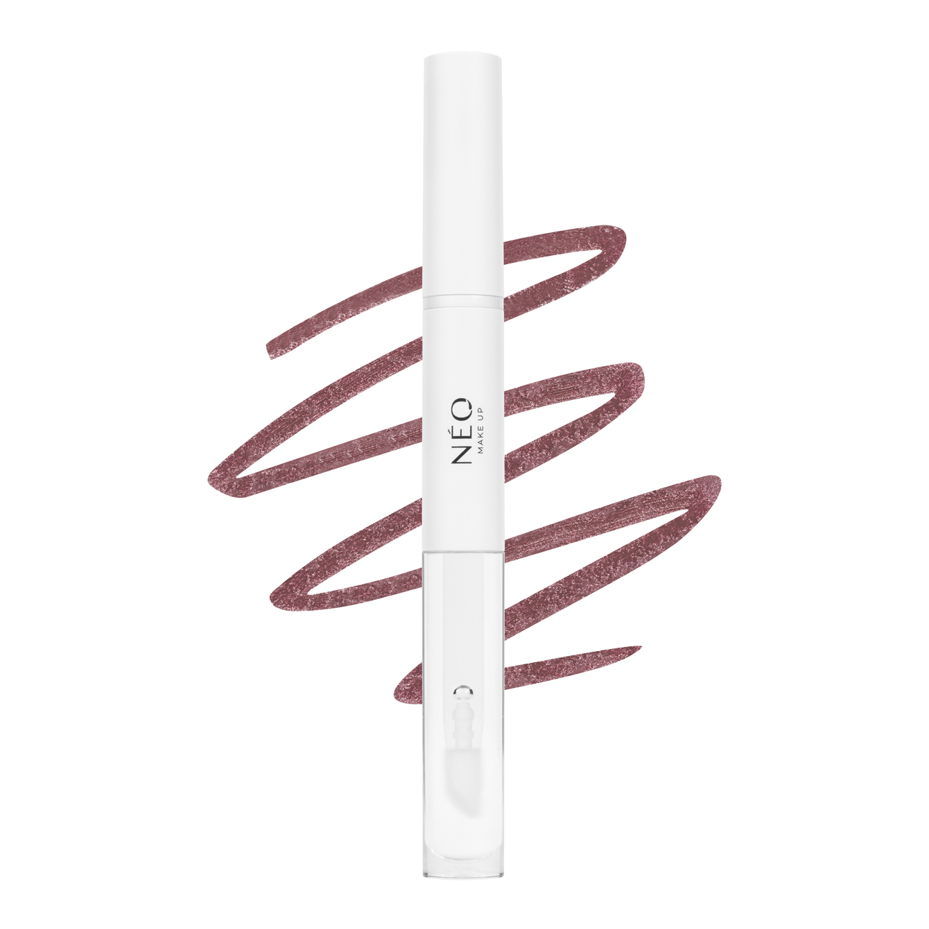 Neo Make Up 2-in-1 Lip Liner cu luciu de buze 06 Soft Plum