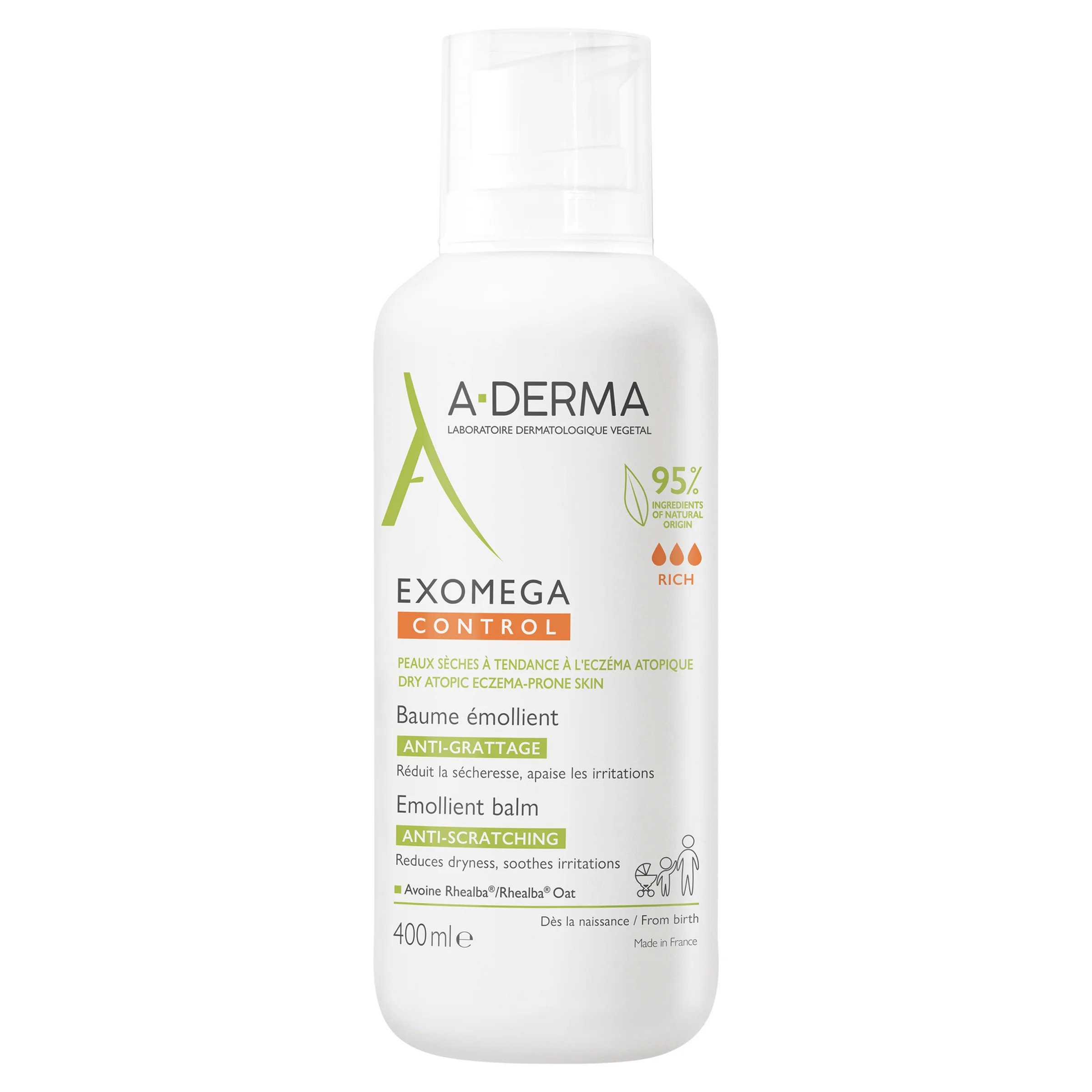 A-Derma Exomega Control Lotion pentru piele uscată și sensibilă 400ml