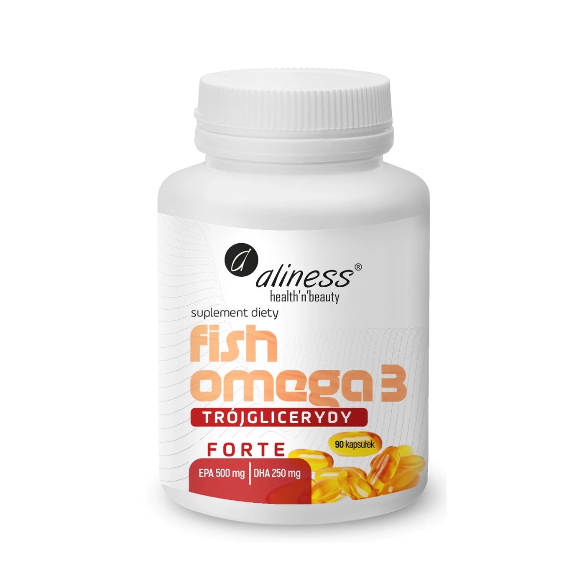Aliness Fish Omega 3 Trigliceride Forte Supliment alimentar 90 Capsule