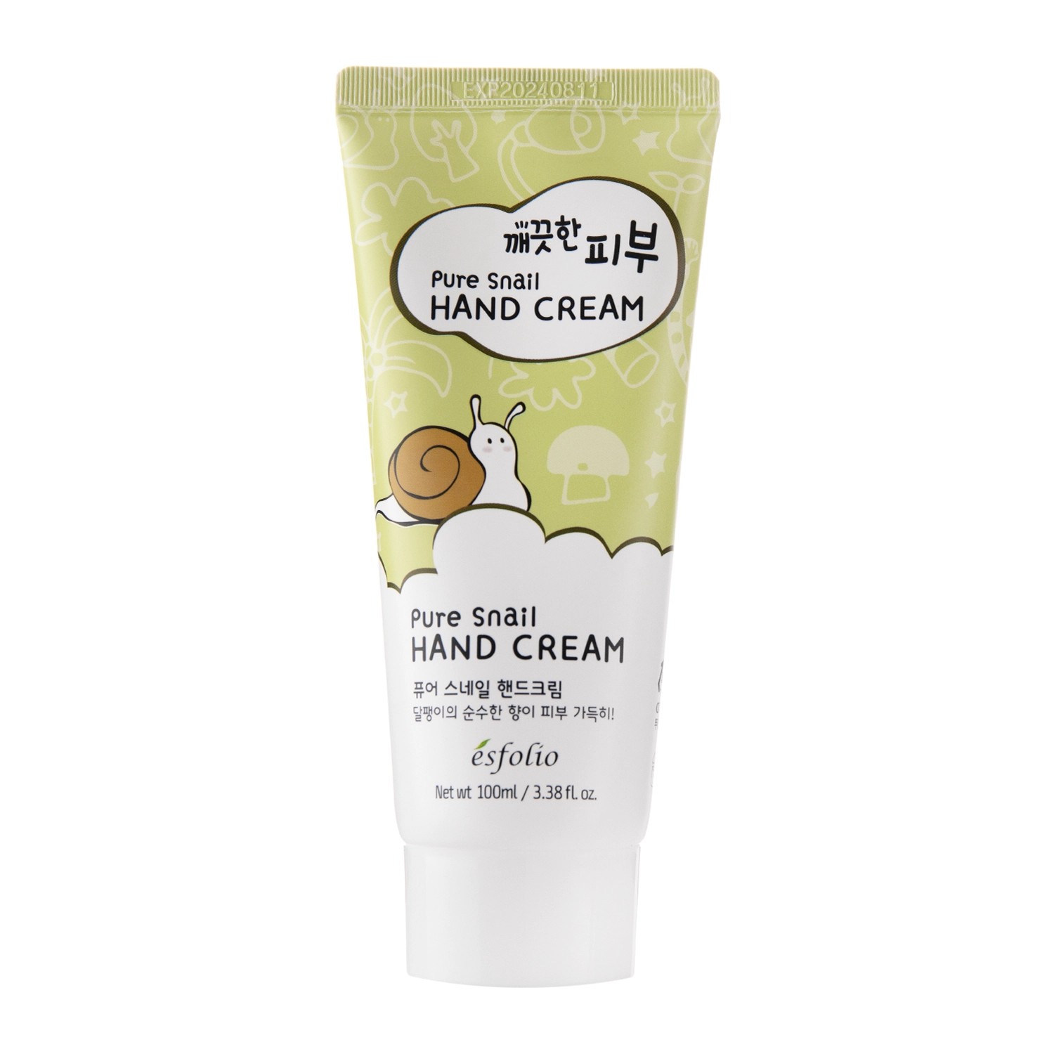 Esfolio Pure Snail Cremă de mâini hidratantă cu filtru de mucus de melc 100g