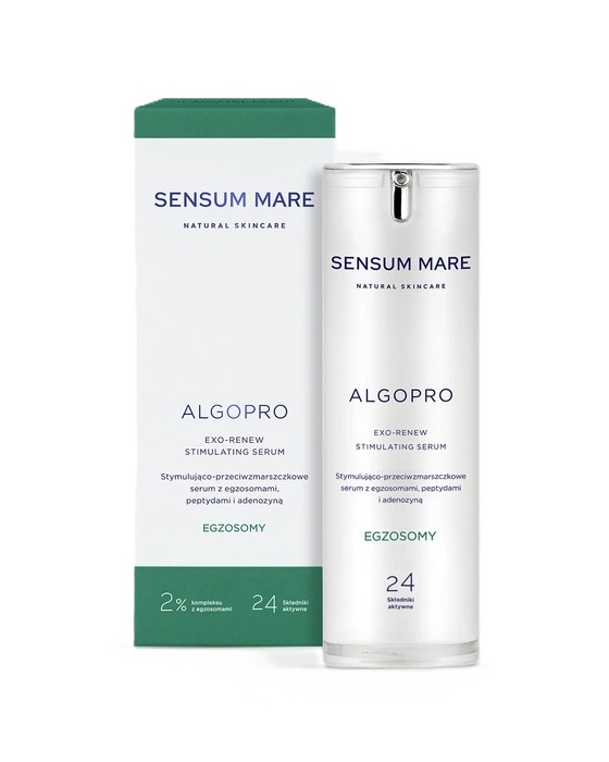 Sensum Mare Algopro Ser stimulant și antirid cu peptide din exosomi și adenozină 30ml