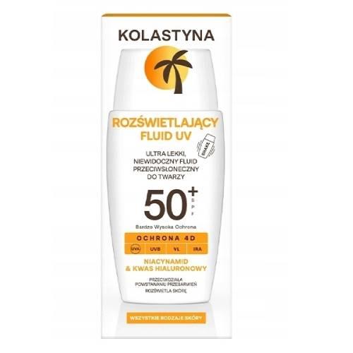 Kolastyna Fluid de față iluminator cu filtru SPF50+ 50ml