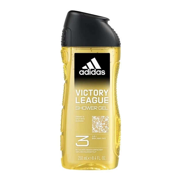 Gel de duș pentru bărbați ADIDAS Victory League 3 în 1 250ml
