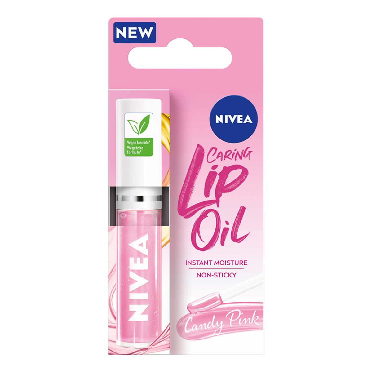 NIVEA Caring Lip Oil Candy Pink