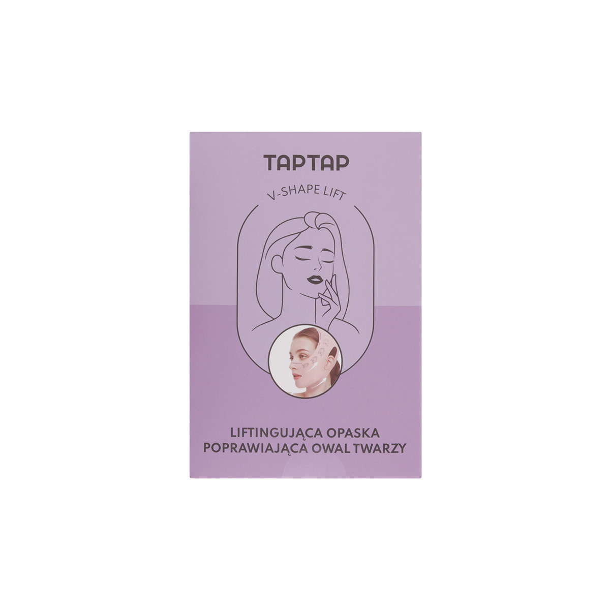 Bandă facială de ridicare TAPTAP bej