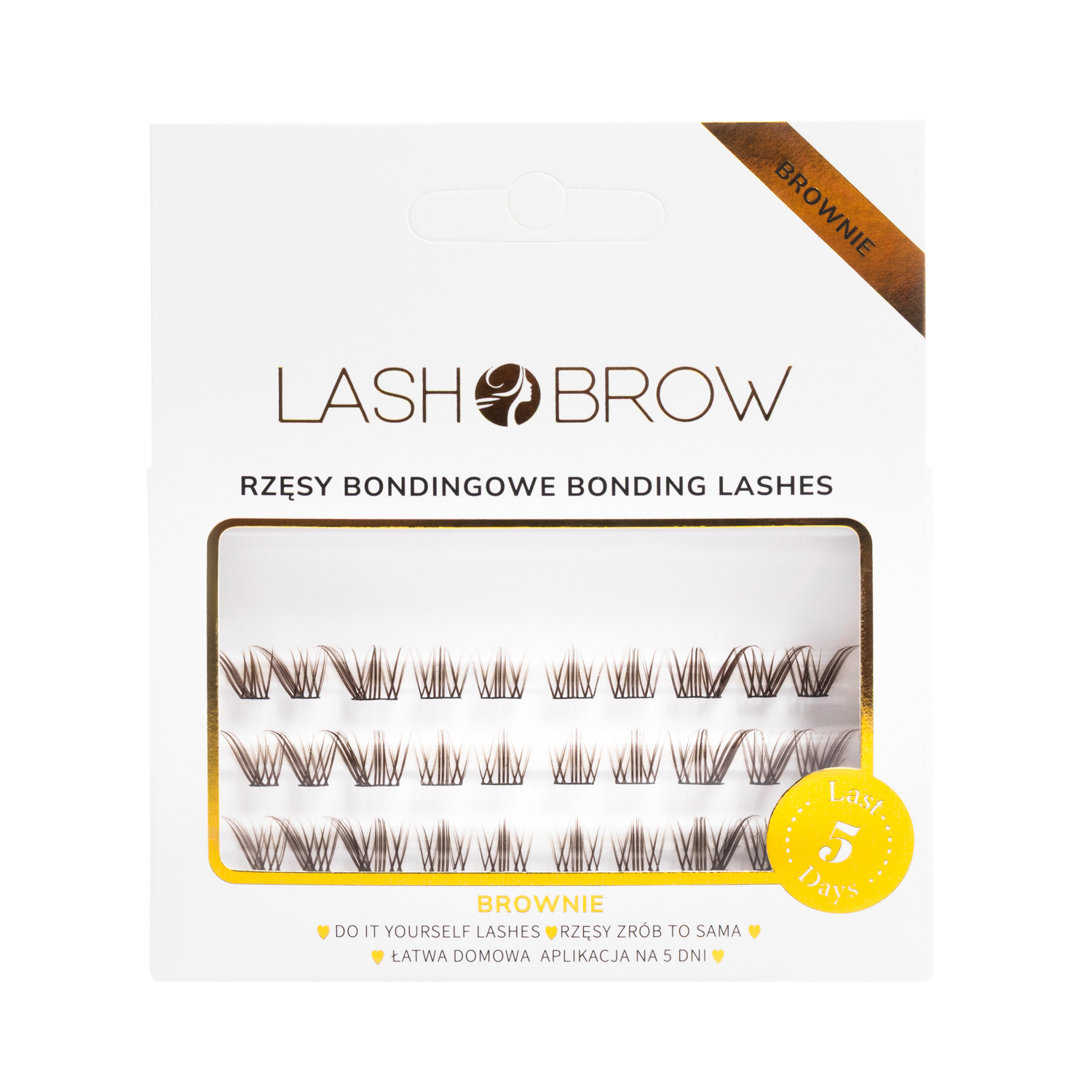 LASH BROW Bonding Clumps Set Foxy Brownie