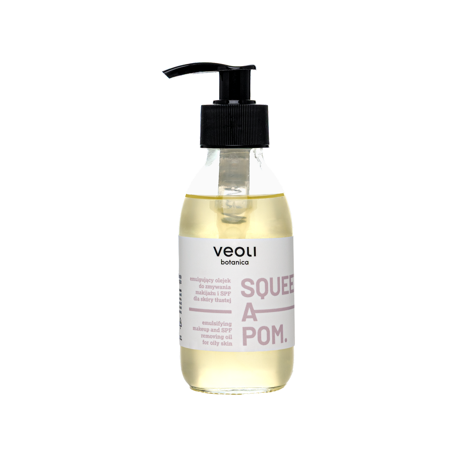 Veoli Botanica SQUEEZE A POM Ulei emulgator demachiant și SPF pentru ten gras 150ml