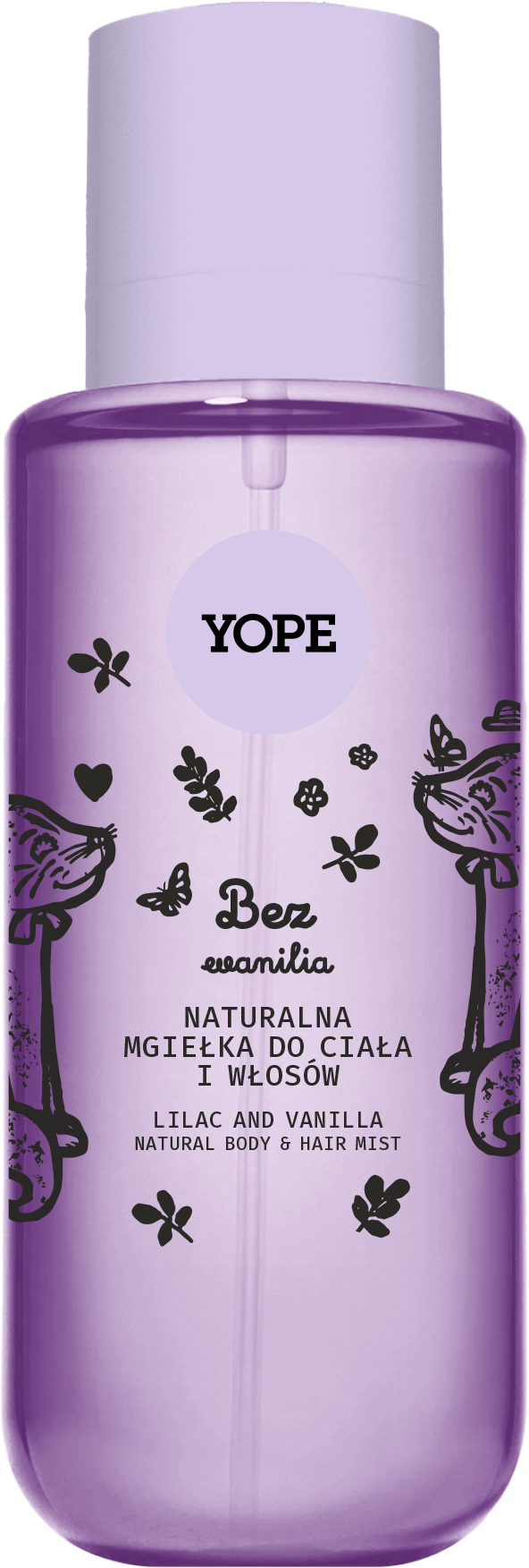 Yope Brumă naturală pentru corp și păr fără vanilie 200ml