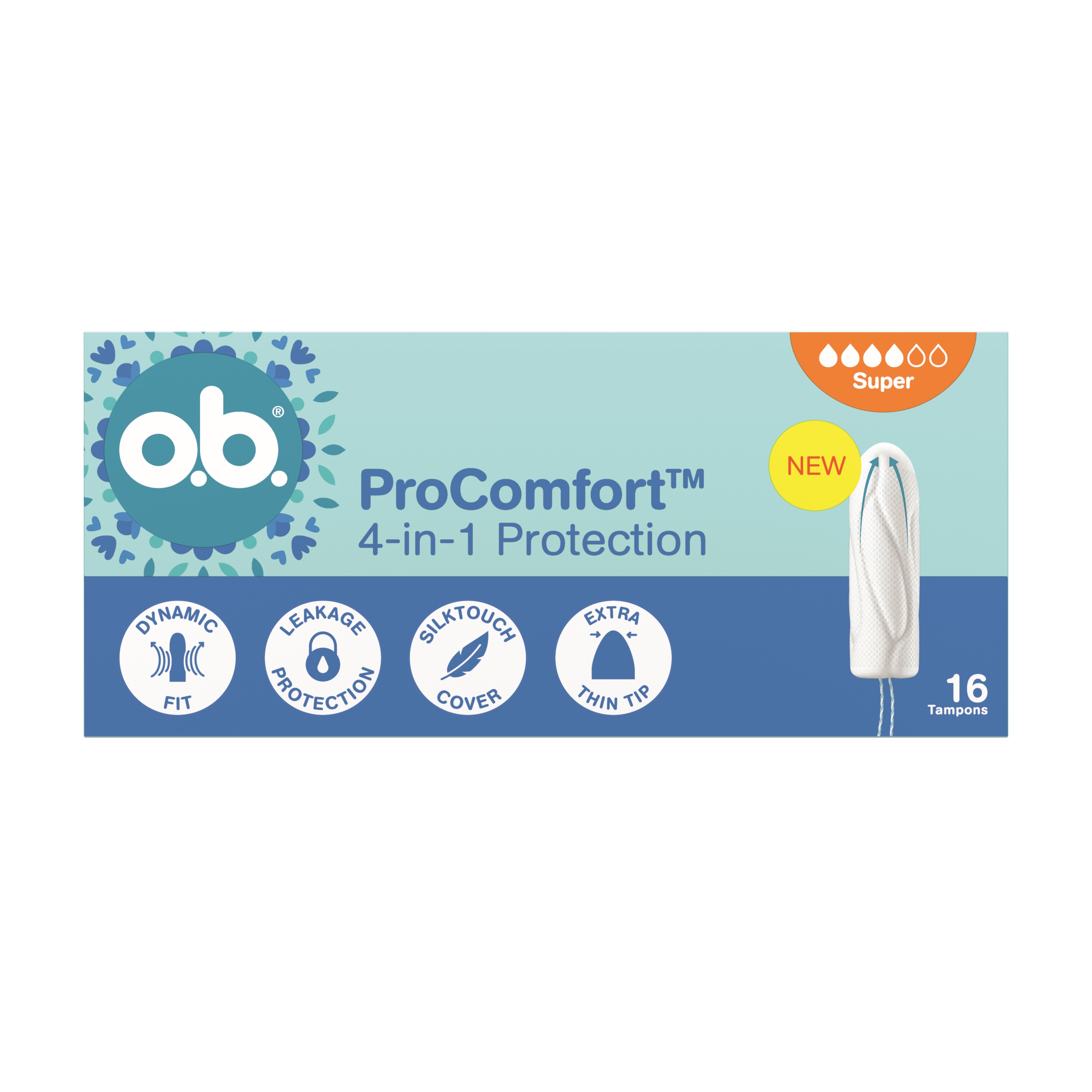 o.b. Tampoane ProComfort 4in1 Super 16