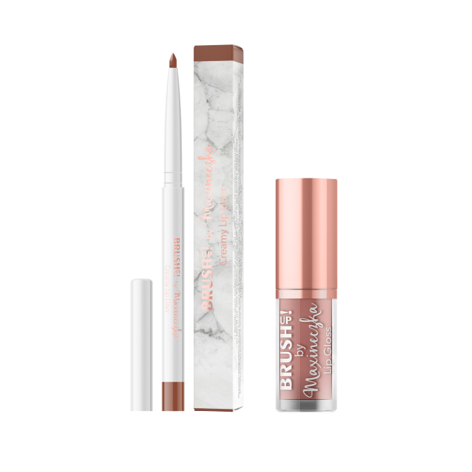 Brush Up! by Maxineczka Set de luciu de buze 03 + Lip Liner 03
