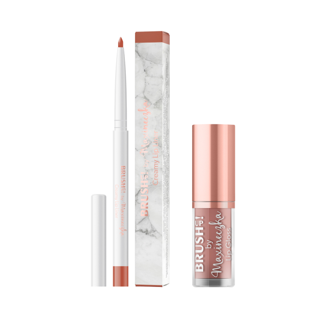 Brush Up! by Maxineczka Set luciu de buze 04 + Lip Liner 04