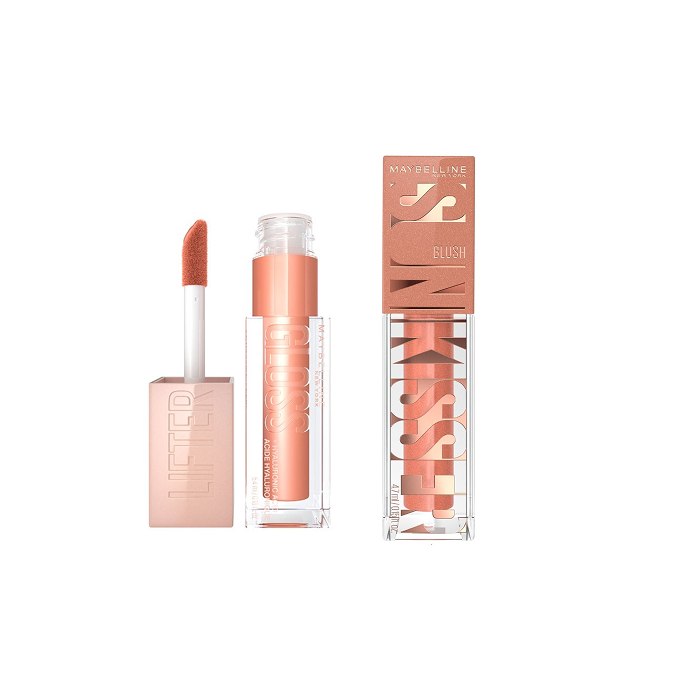 Maybelline Lifter Gloss Lip Gloss Set 007 Amber + Sunkisser Liquid Blush 03 Sol Căutare