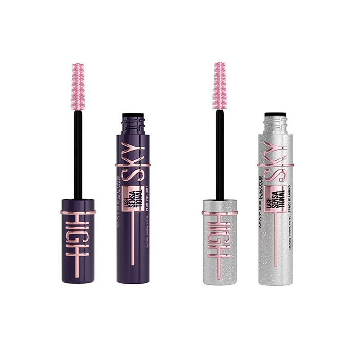 Maybelline Sky High Mascara Set Plum Twilight + Sky High Mascara Topper Space Diamond