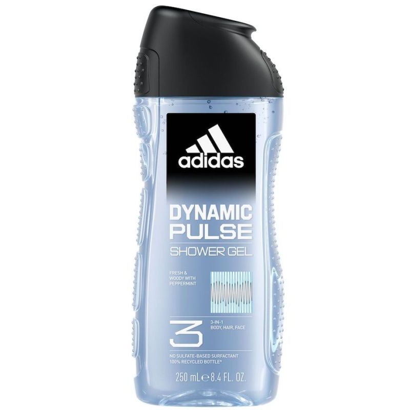 Gel de duș pentru bărbați ADIDAS Dynamic Pulse 3-in-1 250ml