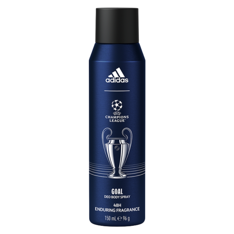 ADIDAS UEFA Champions League Goal 48h Deodorant spray pentru bărbați 150ml